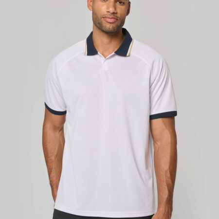 Maillot lifestyle col polo unisexe