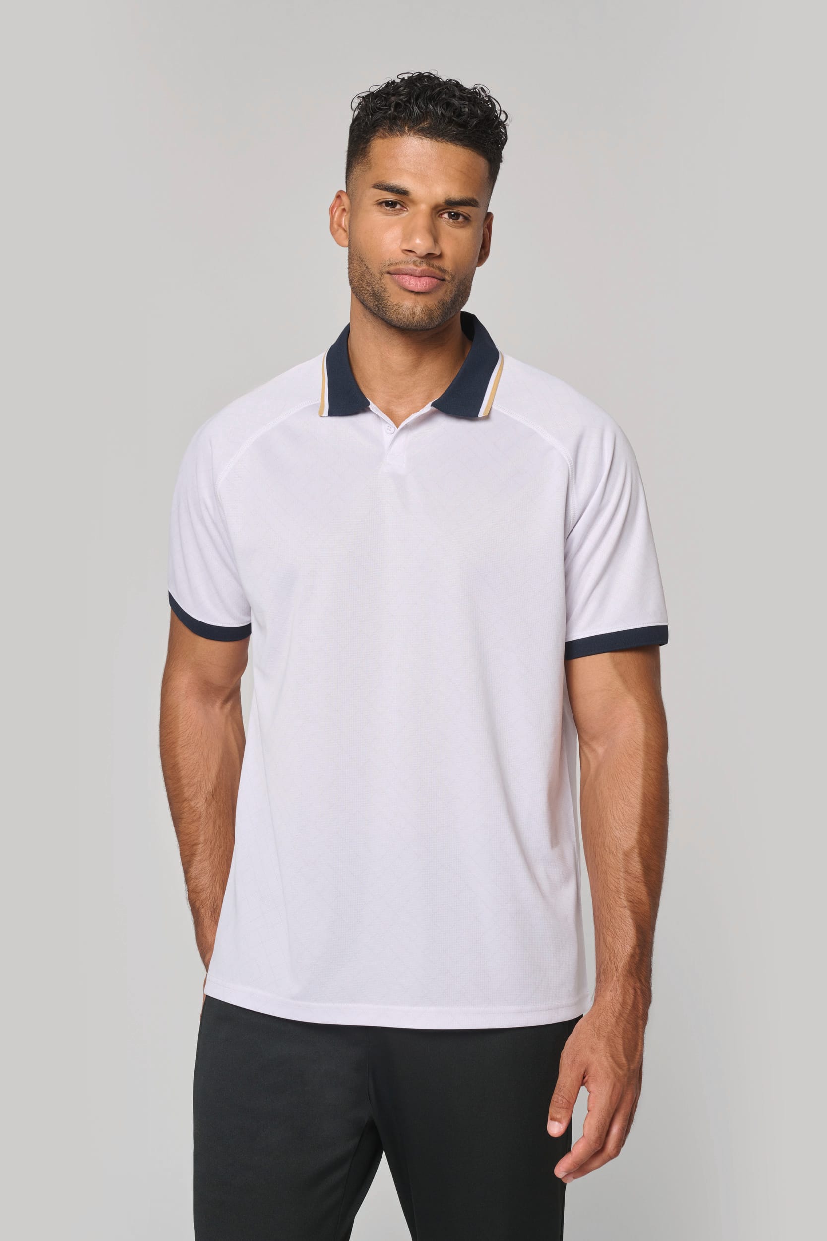 Maillot lifestyle col polo unisexe