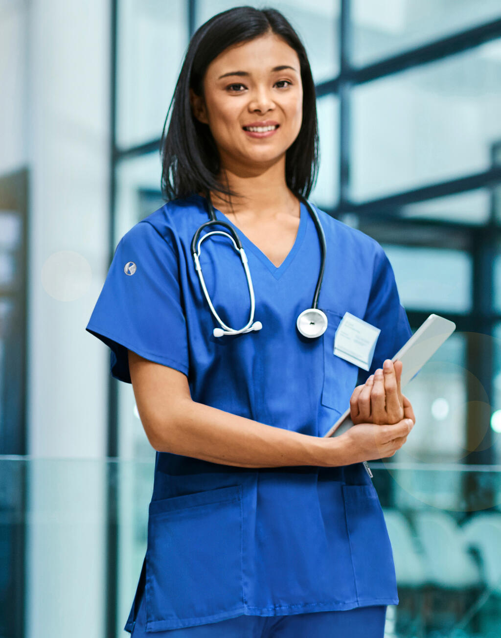 Ladies` Slip-on Tunic Essential Short Sl. - Image 6