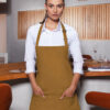 Short Bib Apron Basic with Buckle and Pocket