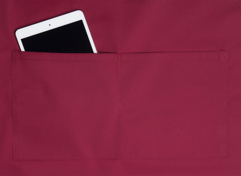 Oversize Bib Apron with Buckle and Pocket - Image 12