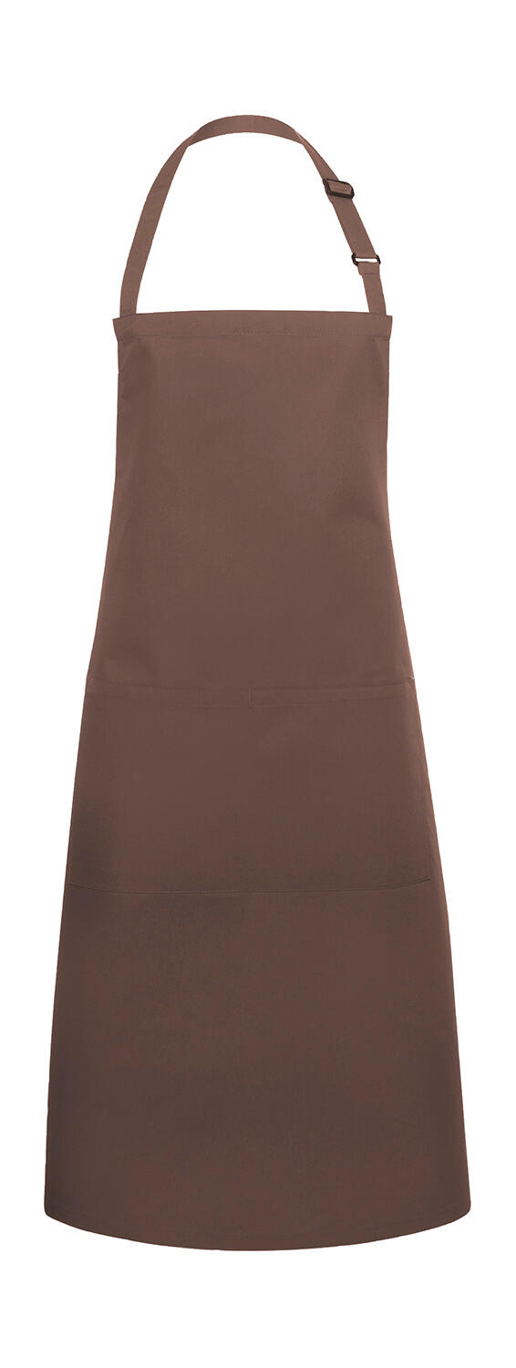 Oversize Bib Apron with Buckle and Pocket - Image 9