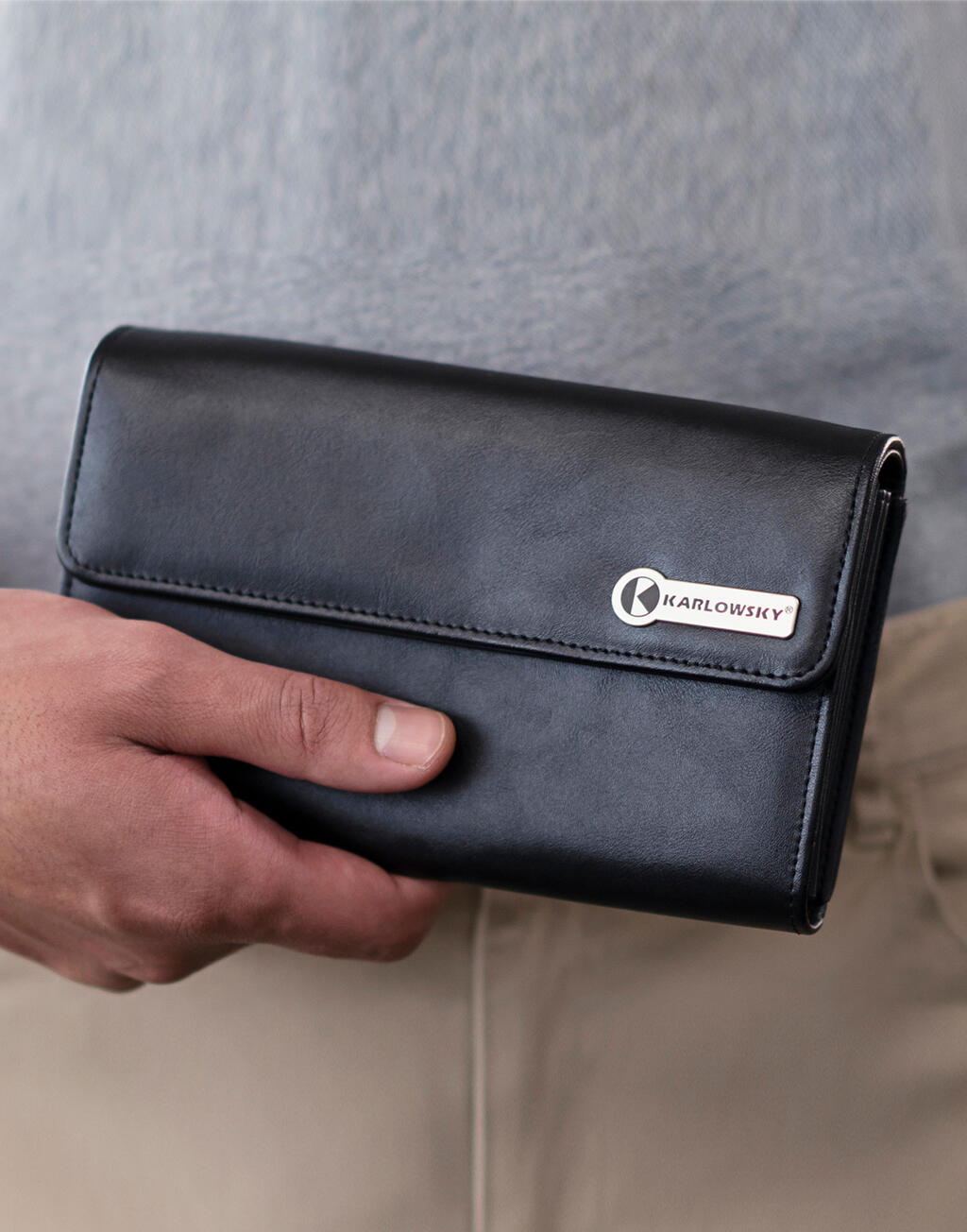 Waiter`s Wallet with Press Stud - Image 3