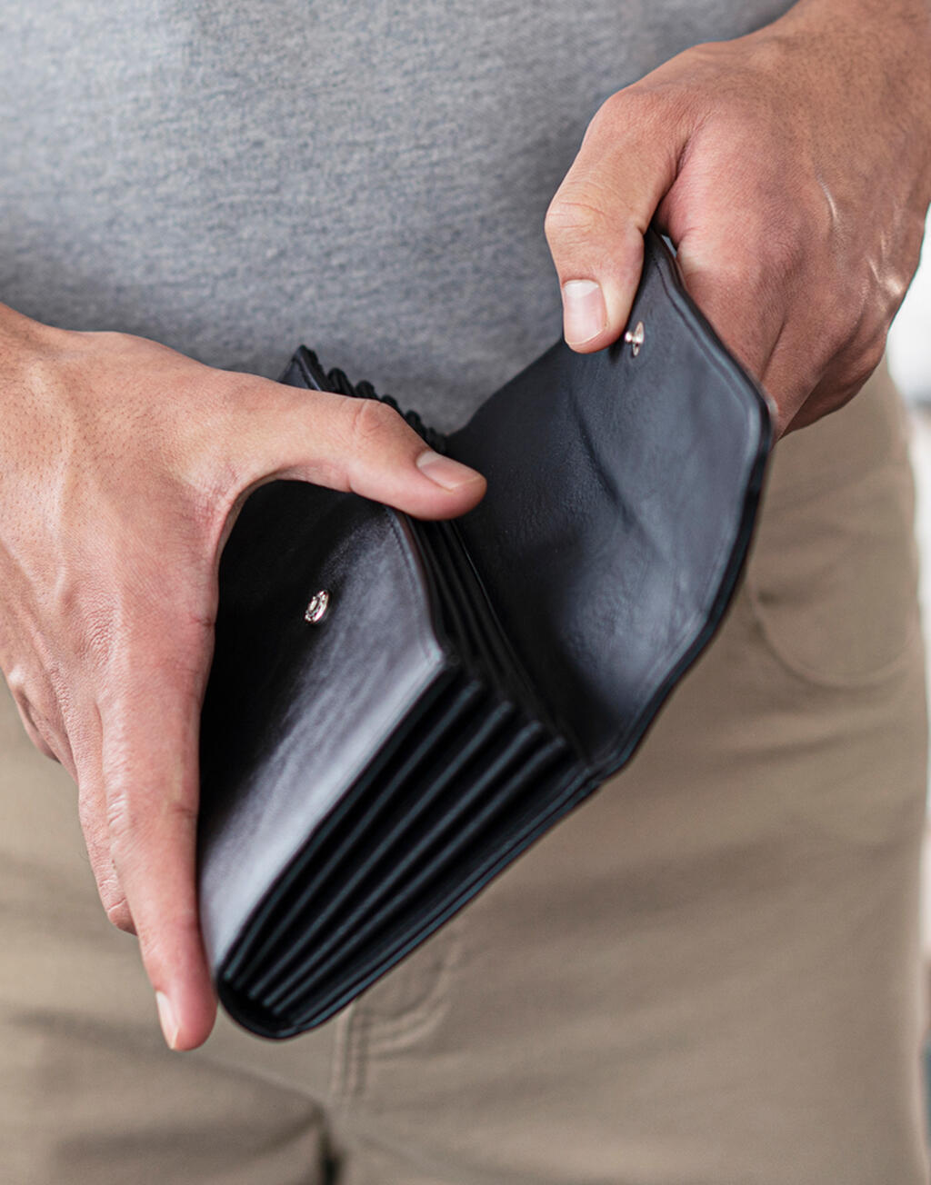 Waiter`s Wallet with Press Stud - Image 9