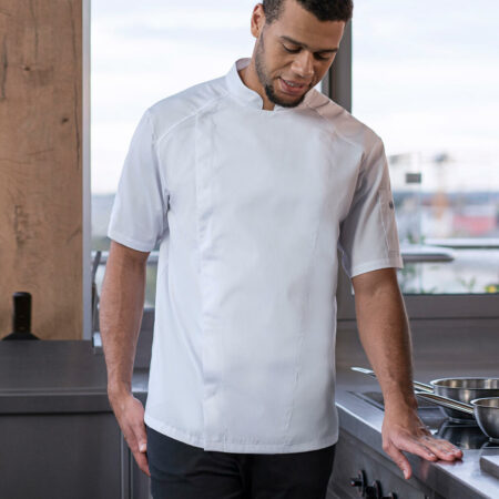 Short-Sleeve Chef Jacket Modern-Look