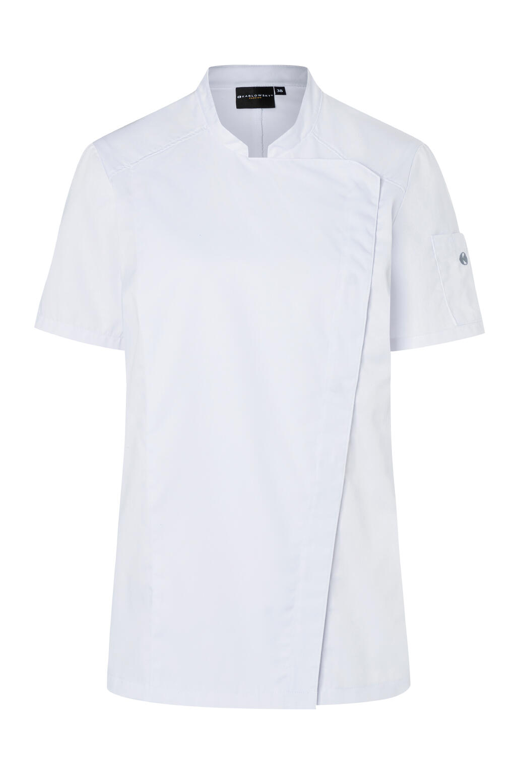 Short-Sleeve Ladies` Chef Jacket Modern-Look - Image 2