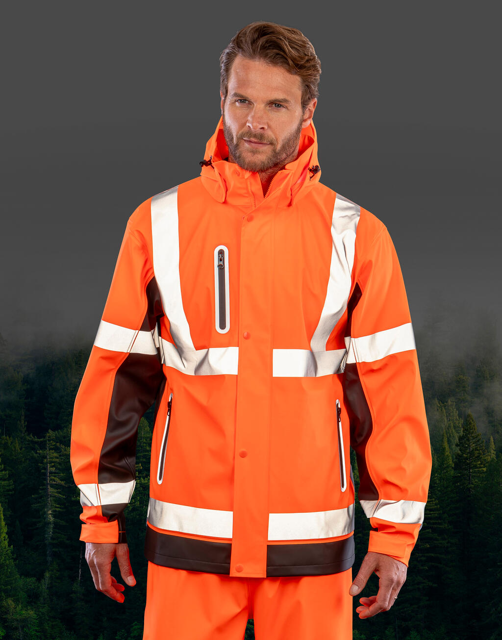Result Recycled Heavy Duty Prism Pu Safe/Dry Jacket - Image 4