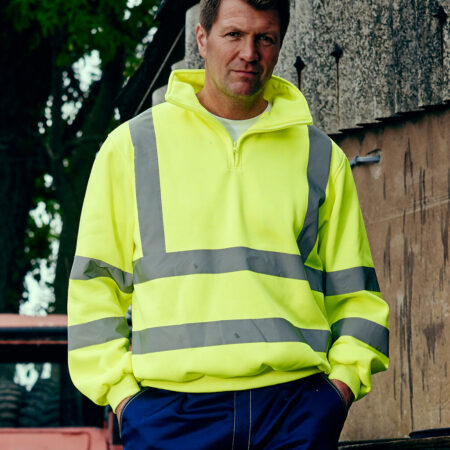 Yoko Fluo 1/4 Zip Sweat Shirt