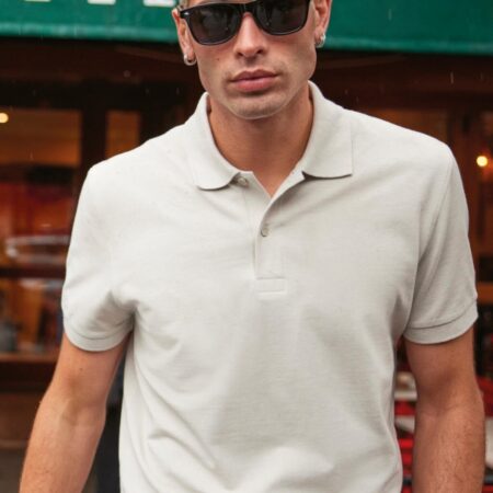 Polo Homme manche courte Col rond 180