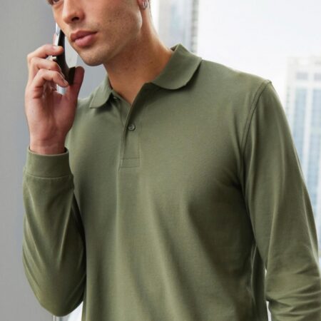 Polo Homme manche longe Col rond 180