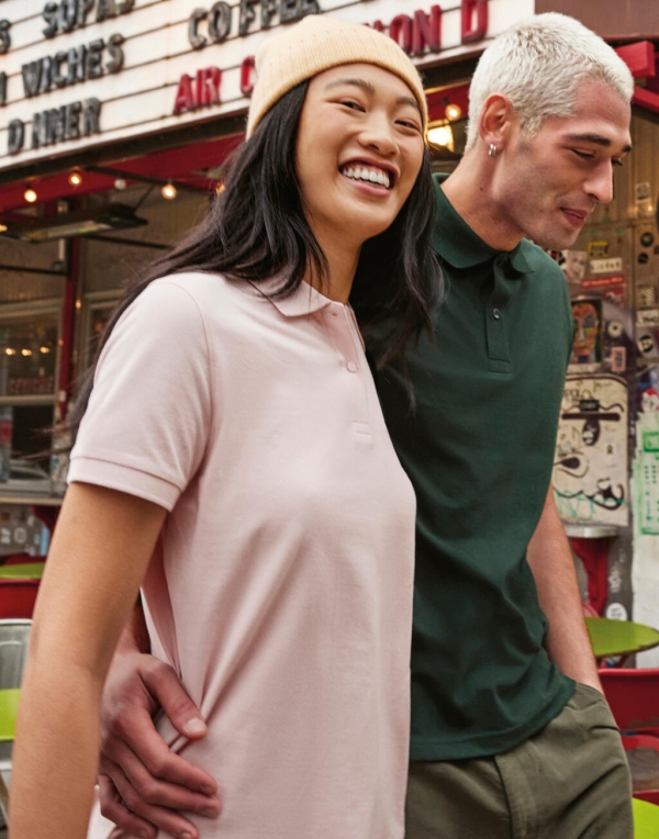 Polo Femme manche courte Col rond 180