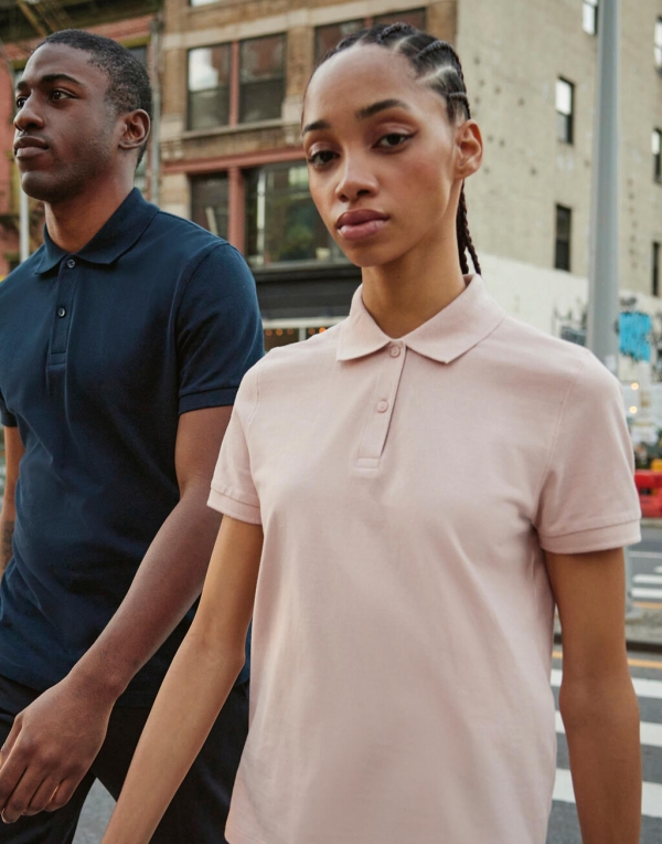 Polo Femme manche courte Col rond 210