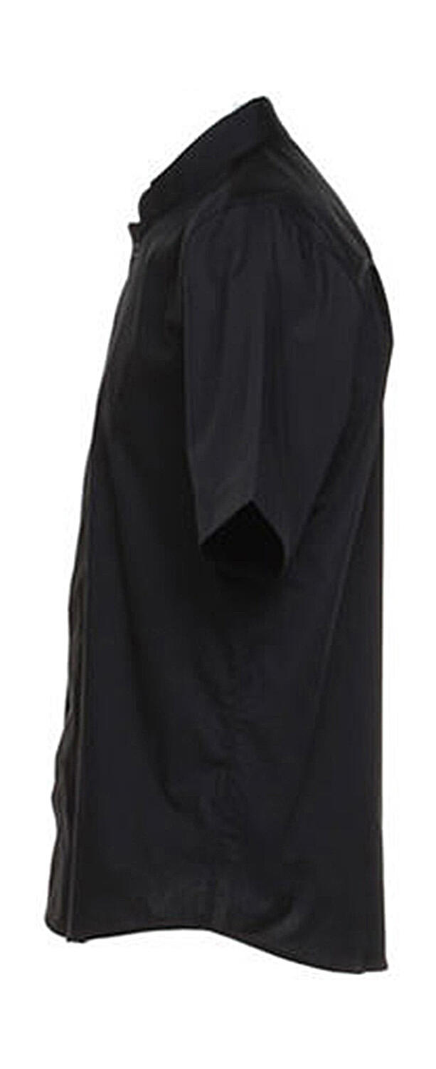 Tailored Fit Mandarin Collar Shirt SSL - Image 3