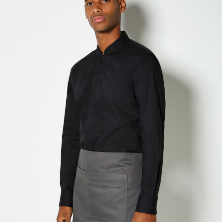 Tailored Fit Mandarin Collar Shirt