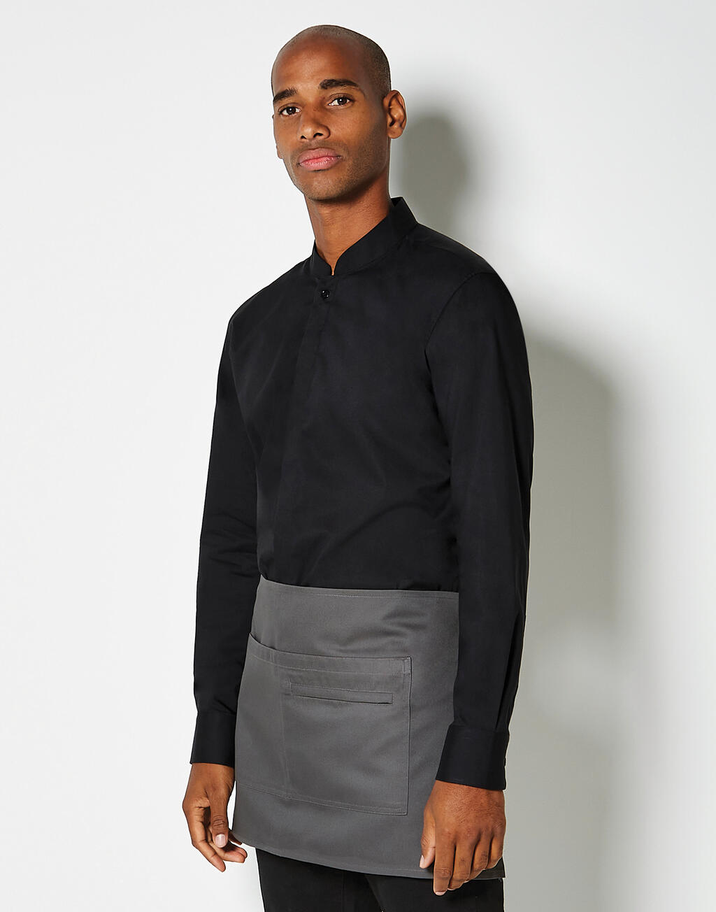 Tailored Fit Mandarin Collar Shirt