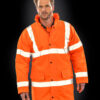 Result Safe-Guard Core Hi-Vis Motorway Coat