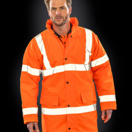 Result Safe-Guard Core Hi-Vis Motorway Coat