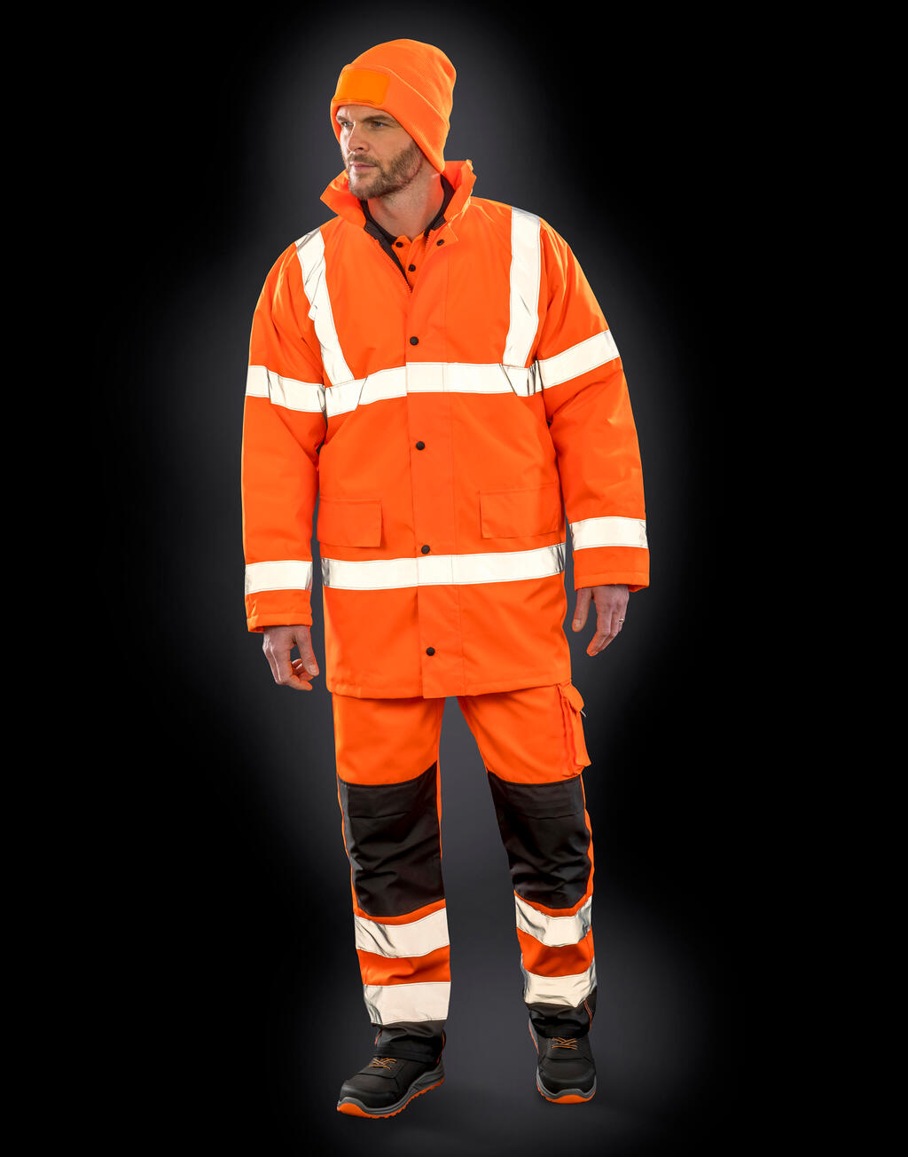Result Safe-Guard Core Hi-Vis Motorway Coat - Image 4