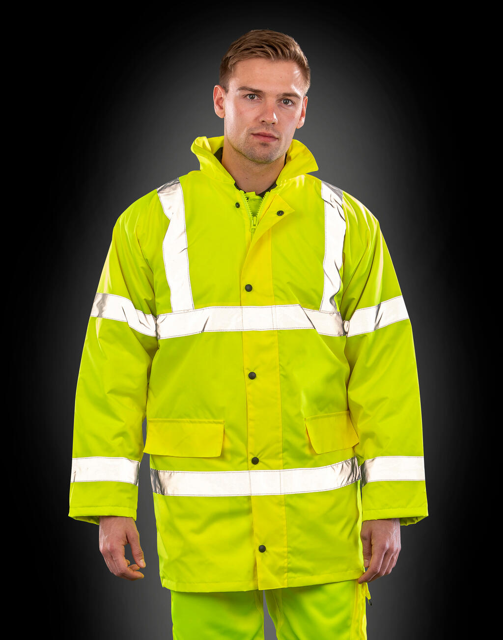 Result Safe-Guard Core Hi-Vis Motorway Coat - Image 6