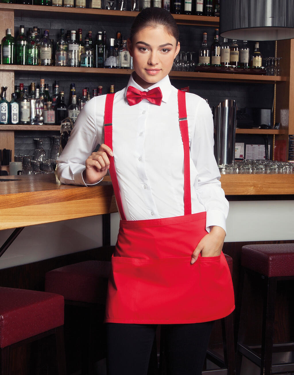 Waist Apron Basic with Pockets - Image 9