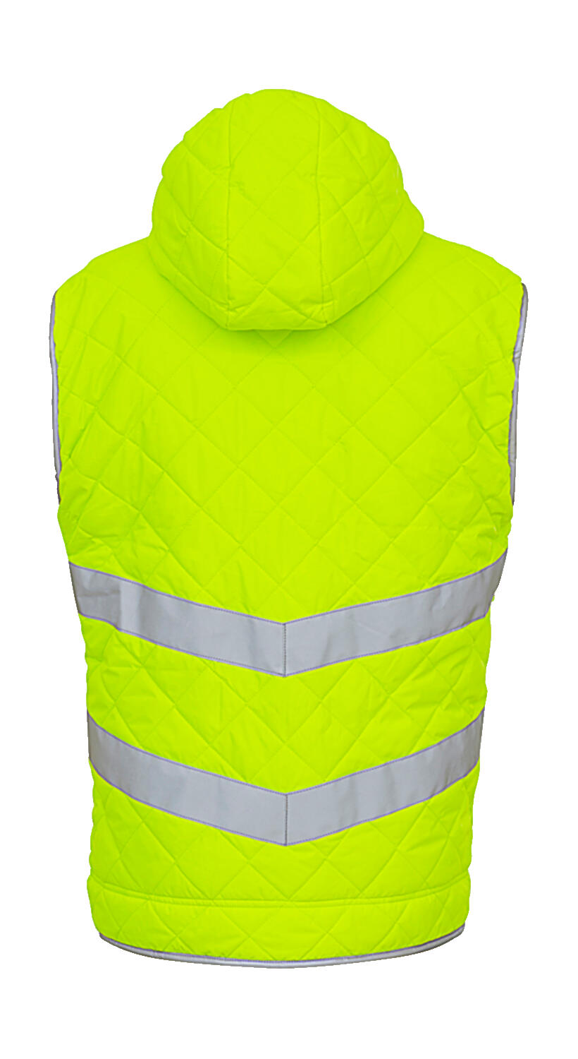 Yoko Fluo Kensington Hooded Gilet - Image 8