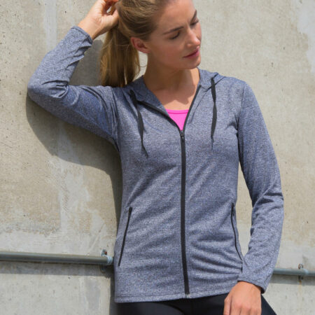 Women`s Hooded Tee-Jacket