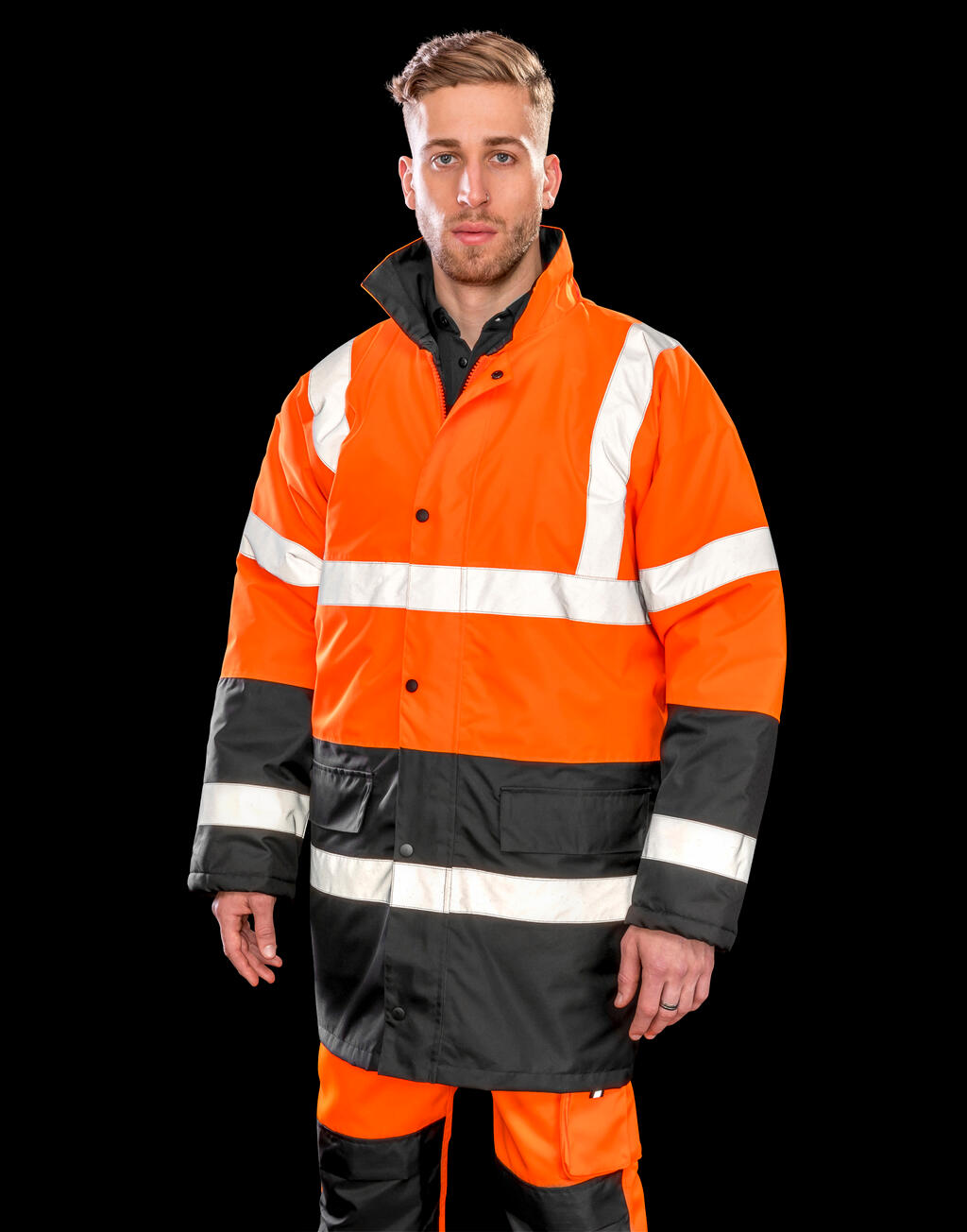 Result Safe-Guard Core Motorway 2-Tone Safety Coat - Image 4