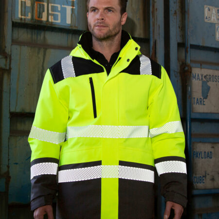Result Safe-Guard Printable Waterproof Softshell Safety Coat