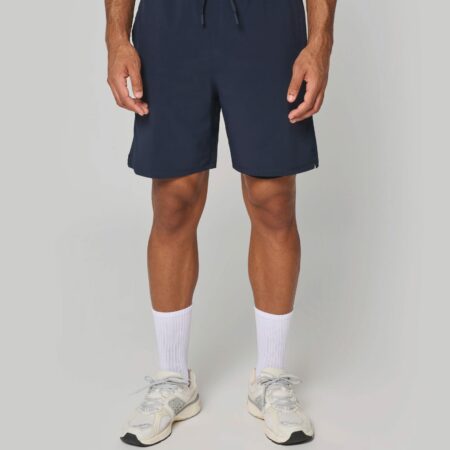 Eco-friendly Sport short with inner layer 2 in 1